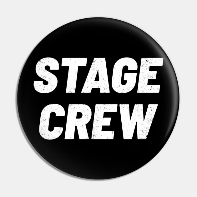 Stage Crew Bold Italic Pin by Lumintu Merch