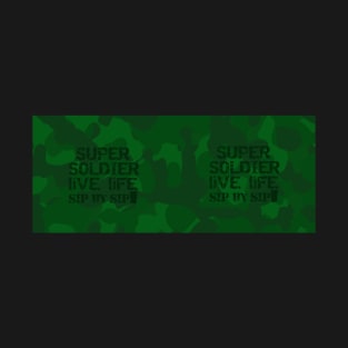 Army soldier military camouflage T-Shirt