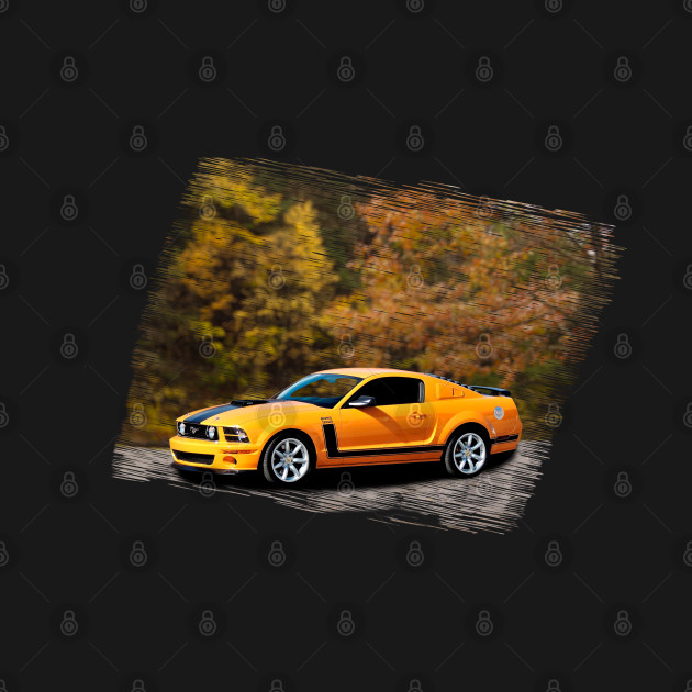 2007 Boss Mustang in our fall day series on back by Permages LLC