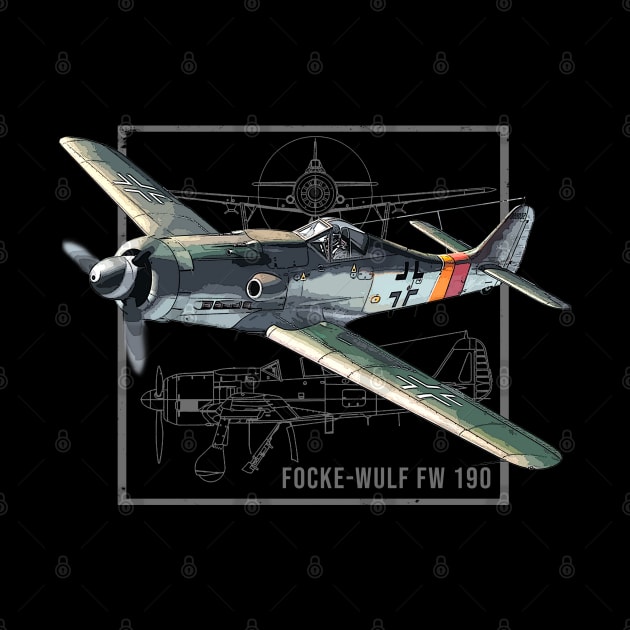 Focke-Wulf Fw 190 | WW2 Fighter Plane by Jose Luiz Filho