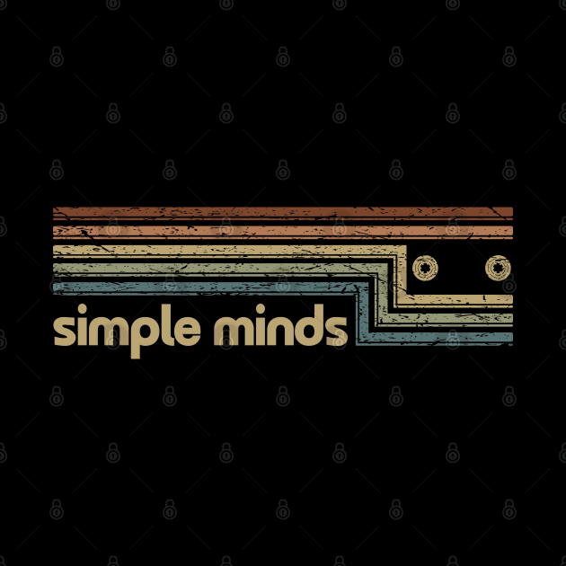 Simple Minds Cassette Stripes by casetifymask