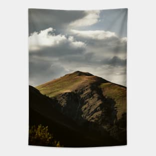 Fall Sunset Mountain Top Tapestry