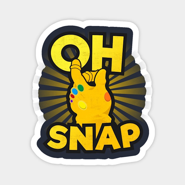 Oh Snap! Magnet by duckandbear