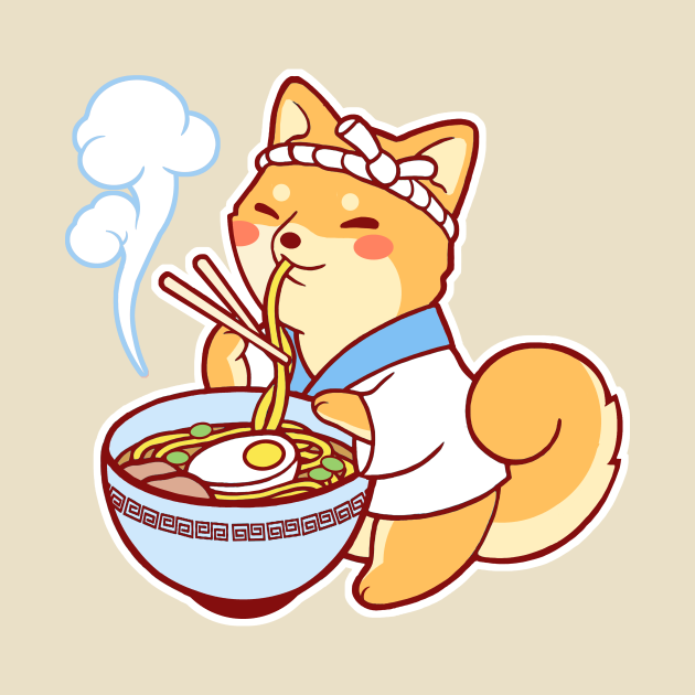 Discover Ramen Shiba - Shiba Inu - T-Shirt