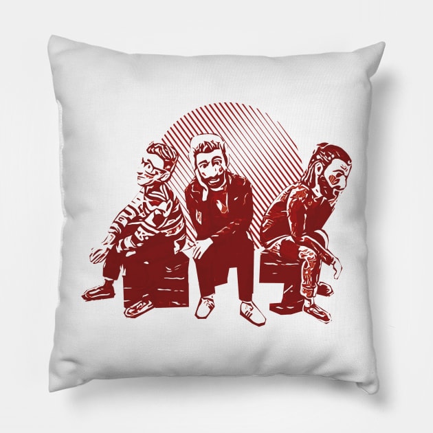 AJR - Cartoonize Pillow by Hat_ers