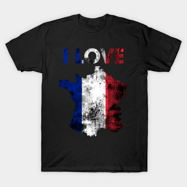 Discover I love France - J'aime la France - France - T-Shirt