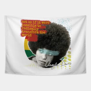 Women's rights. Angela Davis Tapestry