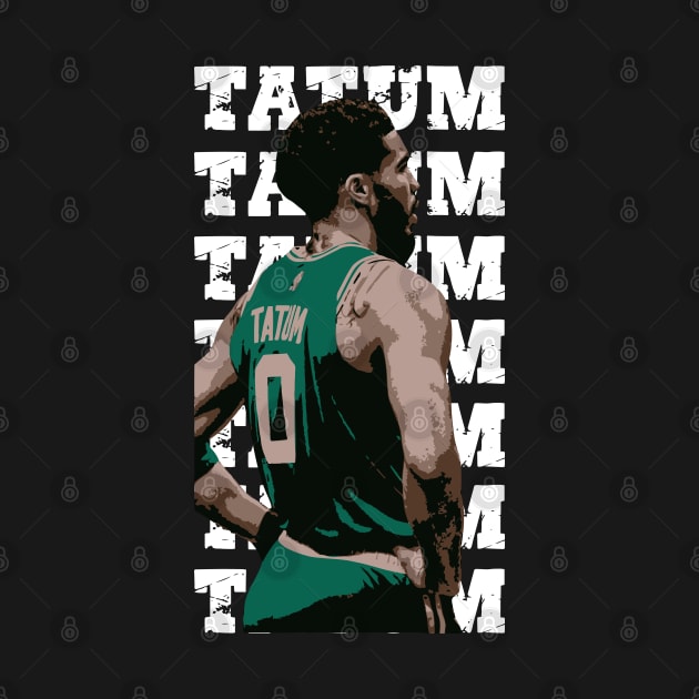 Jayson Tatum Basketball by Playful Creatives