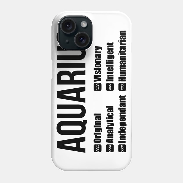 AQUARIUS Phone Case by Jhonson30