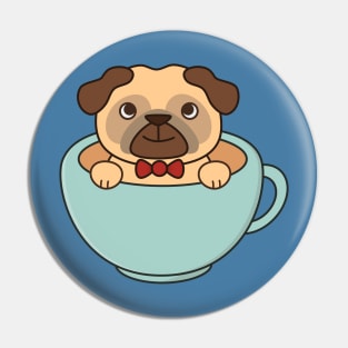 Cute and Kawaii Adorable Pug T-Shirt Pin