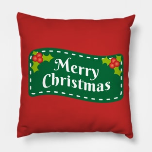 Merry Christmas flag Pillow