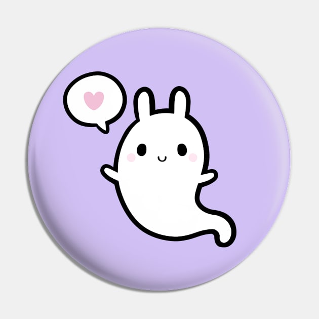 Cutie Bunny Ghost 02 | Nikury Pin by Nikury