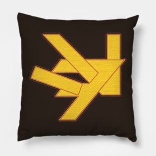 San Diego Aurebesh Logo B Pillow