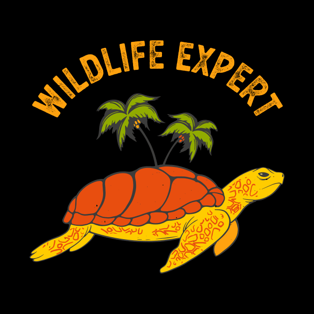 Wildlife Expert Turtle Zoo Keeper Animal by Foxxy Merch