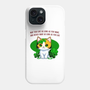 Irish Saying from the Ginger Cat Phone Case