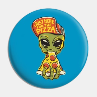 Here For Pizza Pin