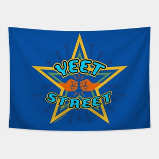 Yeet Street Star Yellow Arch Tapestry