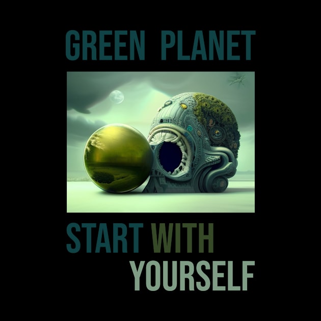 Green the planet, start with yourself by Aleksandar NIkolic