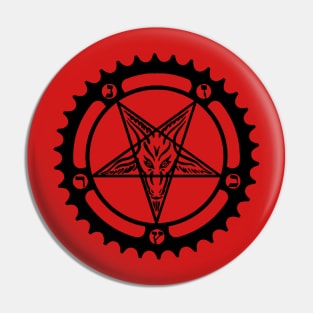 Baphomet Chainring Pin