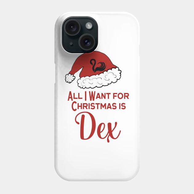 Dex Dizznee Keeper of the lost Cities Christmas design, KOTLC fan gift Phone Case by FreckledBliss