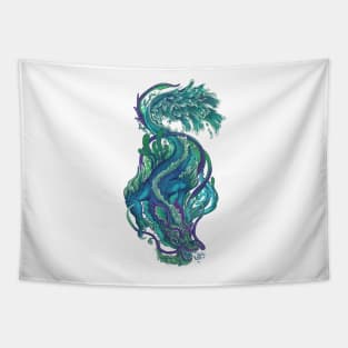 Imperial Water Dragon II Tapestry