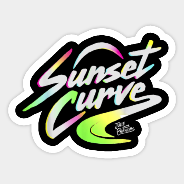 Sunset Curve Julie And The Phantoms Sunset Curve Sticker Teepublic