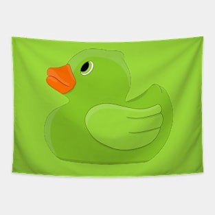 Green Rubber Duck Tapestry