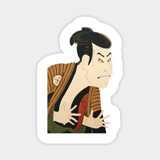 japanese traditional theater Kabuki actor Japanese fine art Magnet