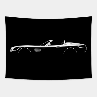 Mercedes-AMG GT S Roadster (R190) Silhouette Tapestry