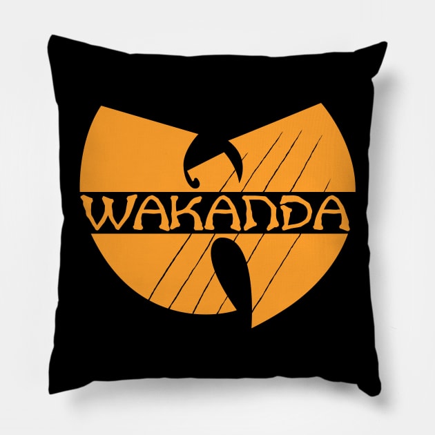 Wa-Kanda Yellow Pillow by pigboom