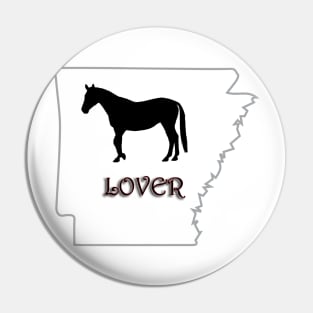 Arkansas Horse Lover Gifts Pin