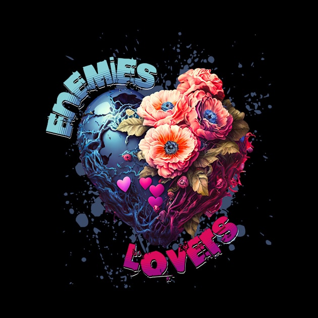 Enemies to lovers floral heart motif by sigmarule