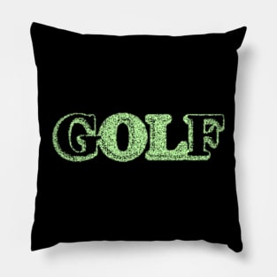 Green Golf Pillow