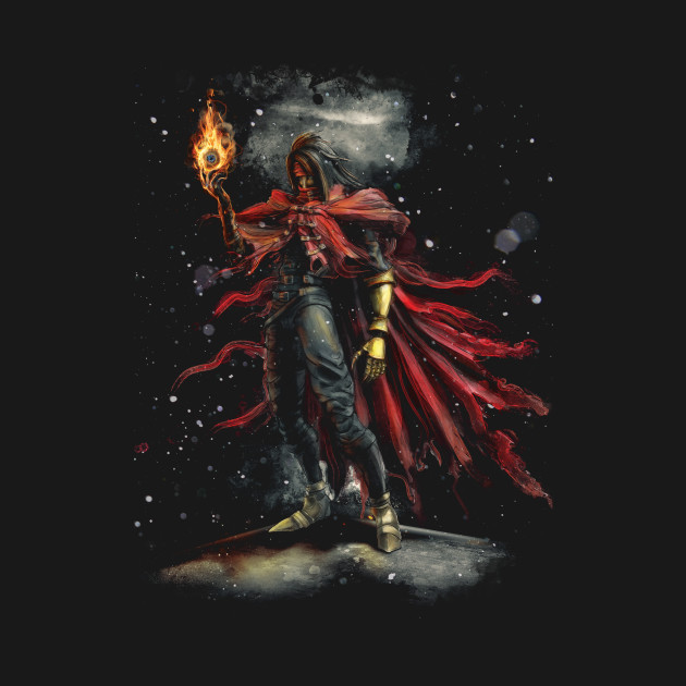 Epic Vincent Valentine Portrait T-Shirt thumbnail