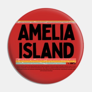 Amelia Island  Florida Pin