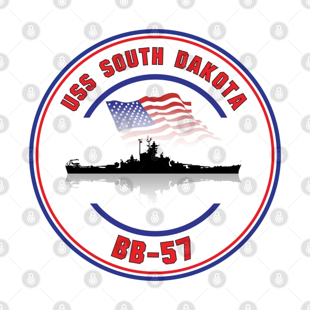 USS South Dakota BB-57 by darkside1 designs