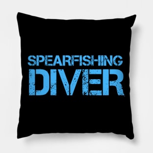 Spearfishing design diver Pillow