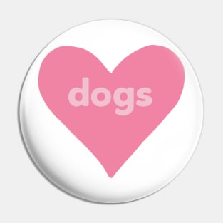 Dogs Heart Pin