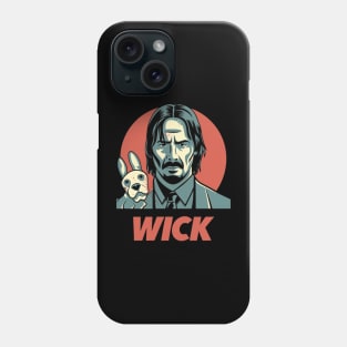 John Wick and dog Phone Case