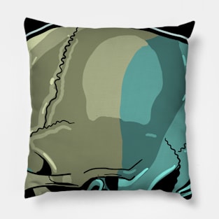 Skull Profile Pillow