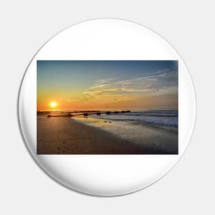 Beach Sunrise Pin