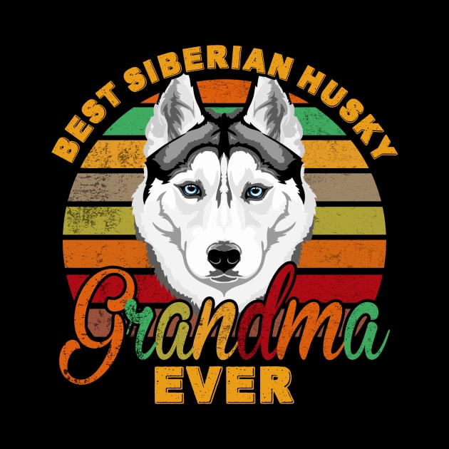 Best Siberian Husky Grandma Ever by franzaled