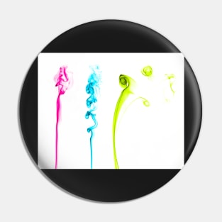 Abstract colorful smoke Pin