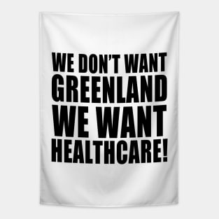 Greenland: Dump Trump Tapestry