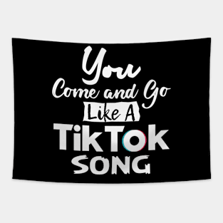 You come and go like a Tiktok Song 2.0 Tapestry