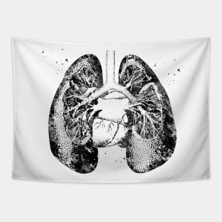 Lungs and Heart Tapestry