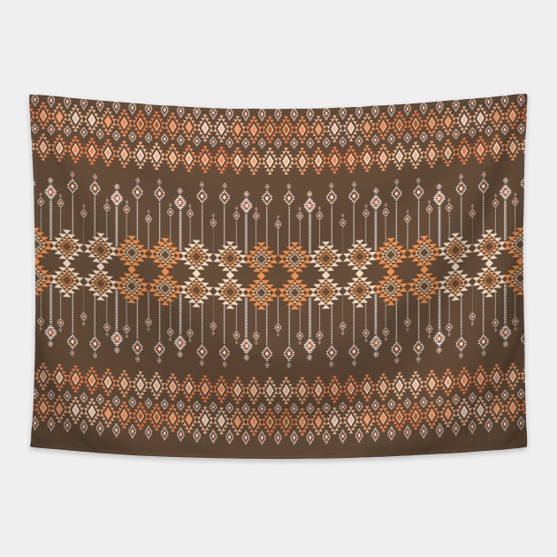 beautiful fabric pattern Tapestry by noke pattern