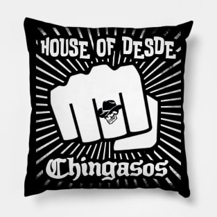 House Of Desde Chingasos 2019 Funny Boxing Tattoo TShirt Pillow