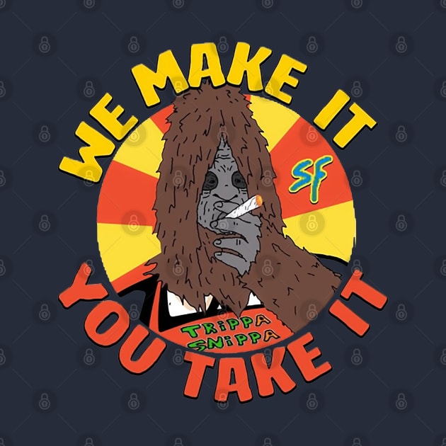 Sassy The Sasquatch Astray by umarerikstore