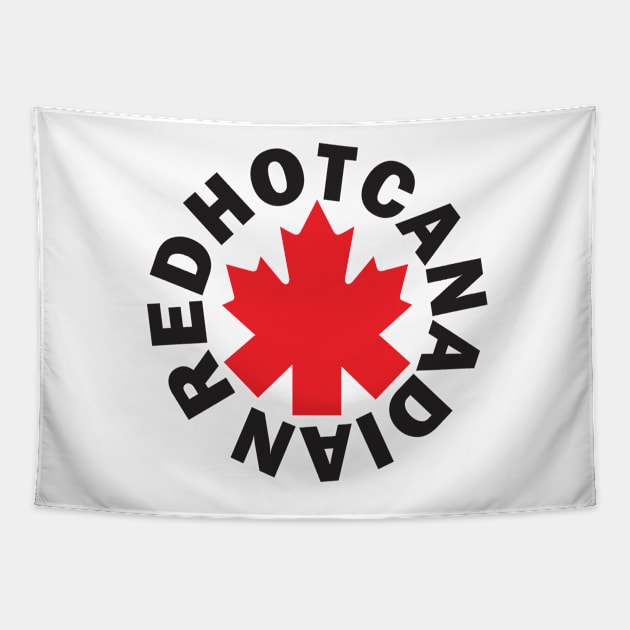 Red Hot Canadian Tapestry by MitchLudwig